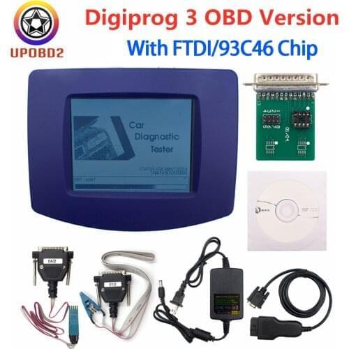 Digiprog 3 V4.94 Correct Tool Full Sets OBD2 DigiprogIII Programmer Tools With FTDI FT232BL & 93C46 Chip Digiprog3 DHL Free