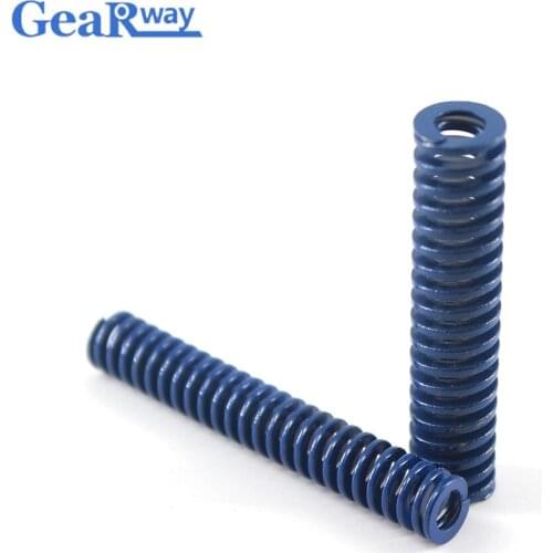 Gearway 4pcs Blue Die Spring TL12x20/12x25/12x30/12x50/12x55mm 48% Compression Ratio Spiral Stamping Compression Die Spring