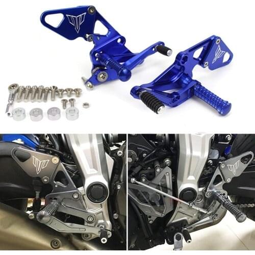 CNC Adjustable Rear Sets Rearset Footrest Foot Rest Pegs For Yamaha MT-07 FZ-07 FZ MT 07 FZ07 MT07 2013-2020 2016 2017 2018 2019