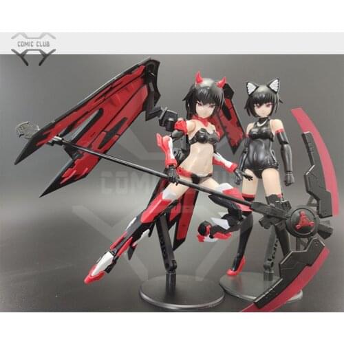 COMIC CLUB IN-STOCK FUTURE MODEL FM Weapon Girl 02 Death Scythe Hella Double Body Unit Assembly Action Robot Toys Figure