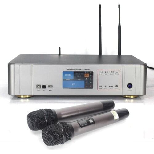 Built-in effector microphone power amplifier 450watt 2 channels S450 KTV home amplifier