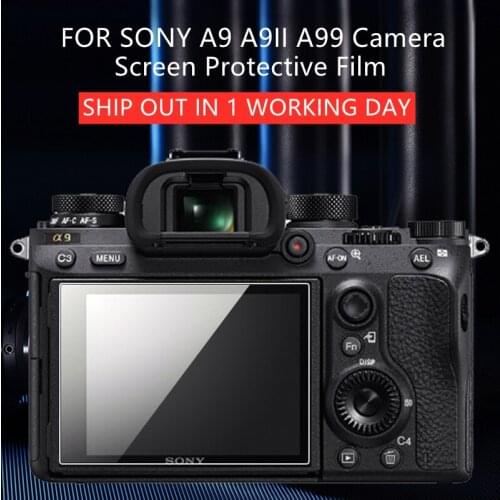 2PCS Camera Glass for Sony A9 A9II A99 Camera Screen Protective Film Camera Hardness Tempered Glass Ultra Thin Screen Protector