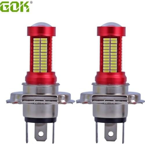 1pcs Car Led fog lamp H7 H4 106smd 4014 Led Chip 30W Car Auto Motorcycle Motor LED Driving Headlight Fog Light Bulb
