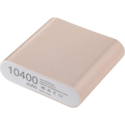 2 USB Ports 4x 18650 DIY Portable Battery Holder LCD Display Power Bank Case Box 37MC