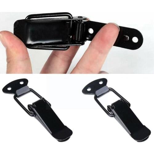 Auto Universal Bumper Security Hook Lock Clip personality Truck Kit Fasteners black Car For Racing Hood Hasp Quick Clip Rel M9T0