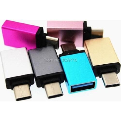 Colorful USB 3.1 Type C Female OTG Adapter Converter Accessory Bundles For Macbook /Lenovo ZUK Z1/Pixel C/Nokia N1
