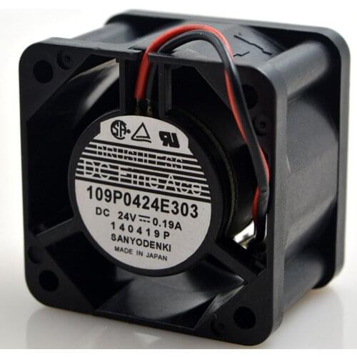 FOR Sanyo 4028 24v 0.19a109p0424e303 4cm 4cm large air volume inverter cooling fan