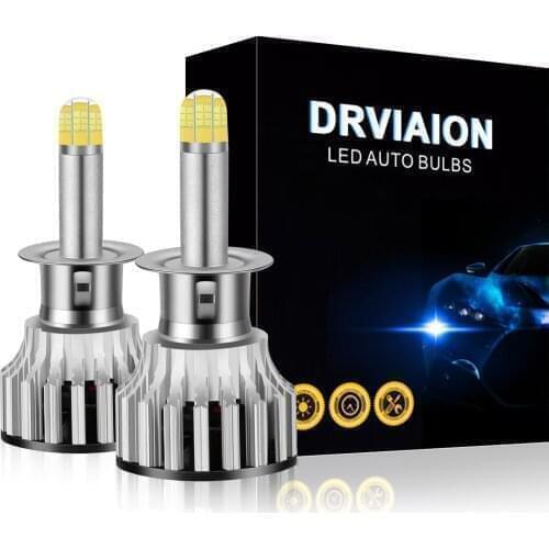 H1 Hight Low Beam Led 12v Super Bright Canbus Pairs Fog Light Drl Headlight Bulb Car Auto Diode Lamps For Citroen Picasso 2009