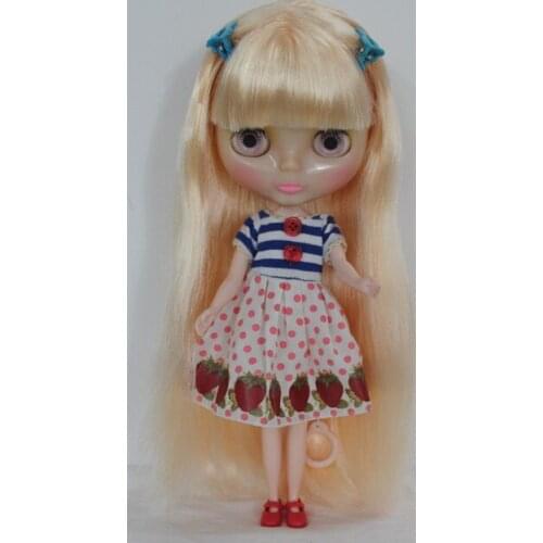 Free Shipping Top discount Transparent Face DIY Nude Blyth Doll item NO. 193T Doll limited gift special price cheap offer toy