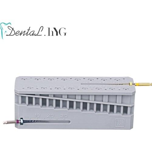 1pc Dental Autoclavable Endo Block Stand Ruler Dentist Instrument Ruler Products Equipment Mini Measuring Block