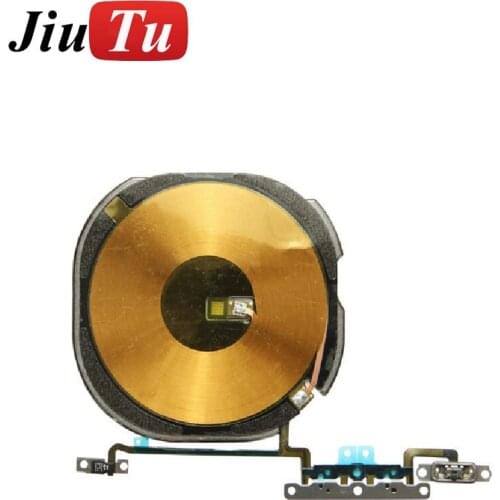 NFC Chip For iPhone X XR XS 11 Pro Max Wireless Charging Charger Panel Coil Sticker With Volume Button Flex Cable