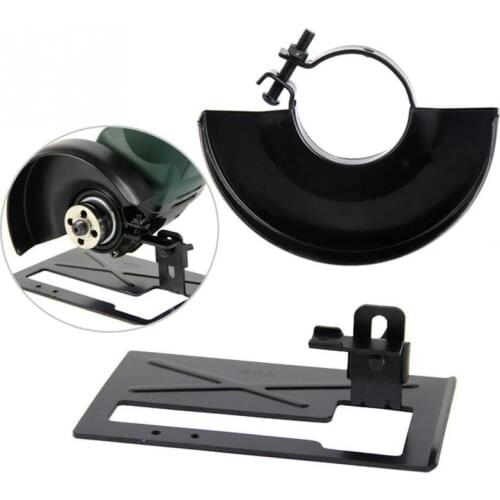 Adjustable Angle Grinder Cutting Machine Lengthened Cutting Support Sand Holder + Protective Cover Woodworking Power Tools