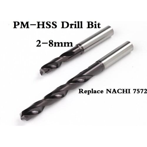 Twist Drill Bit HSSPM 2-8mm Turning Bar Metal Hardened Alloy Turning Tool
