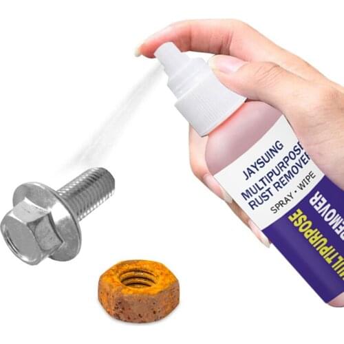 Rust-proof and rust-removing agent, car screw, window and door lock, rust-removing lubricating spray