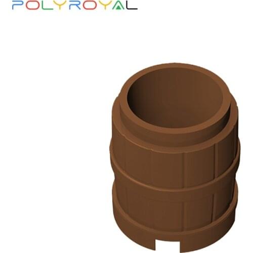 Building Blocks 2x2 small round wooden barrel wine barrel 10 PCS Creative Educational toy for children birthday gift 2489