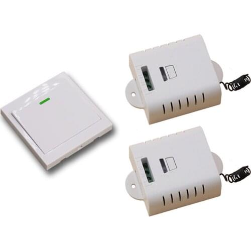 High Quality AC85V 110V 220V 250V Smart Home Panel Wireless Consoles Power Switch Wall Transmitter Radio Controlled Switch Relay