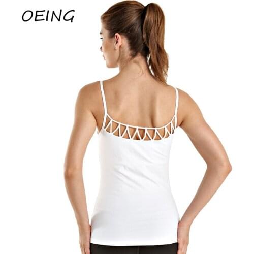Women Quick Dry Yoga Vest Push Up Workout Top Hollow Out Sexy Sport Bra Running Vest