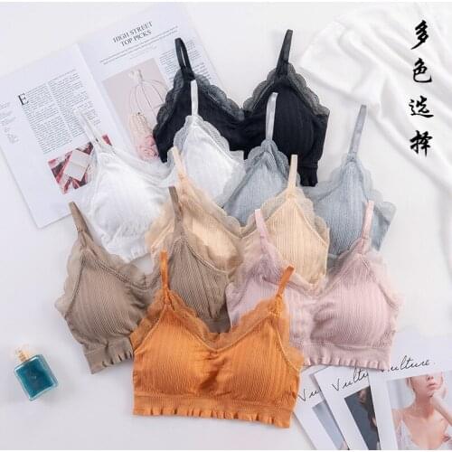 3D Sexy Lingerie Seamless Sport Bra U Type Backless Strapless Top Bra Push Up Bralette Brassiere Women Underwear lace Girls Bra