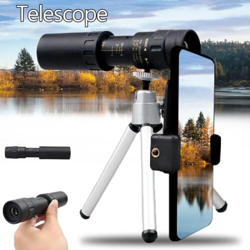 4K 10-300X40 Super Telephoto Zoom Monocular Telescope Portable telescopio camping night vision telescope astronomic Dropshipping