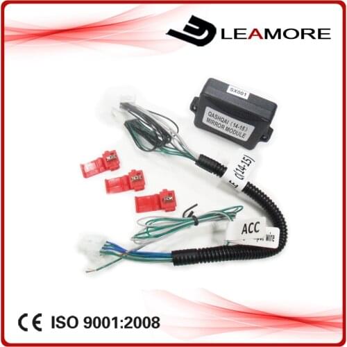 Safety car side mirror folding kit for Qashqai/X-trail (2014-2017) original car side mirror folding/opening system