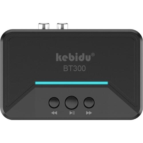 BT300 Bluetooth 5.0 Receiver Smart NFC A2DP RCA AUX 3.5MM 3.5 Jack Music Stereo Wireless Adapter