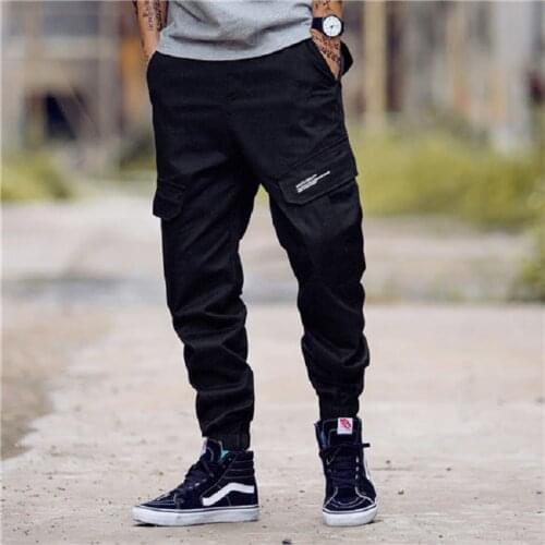 April MOMO 2020 Autumn Winter New Casual Pants Men Cotton Slim Fit Chinos Fashion Trousers Male Brand Clothing Plus Size Pants