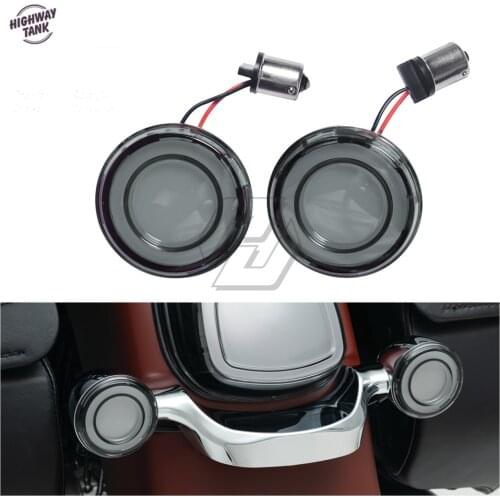 Motorcycle Bullet Style LED Rear Turn Signal Conversions Case for Harley Touring Sportster XL Models 2002-2021