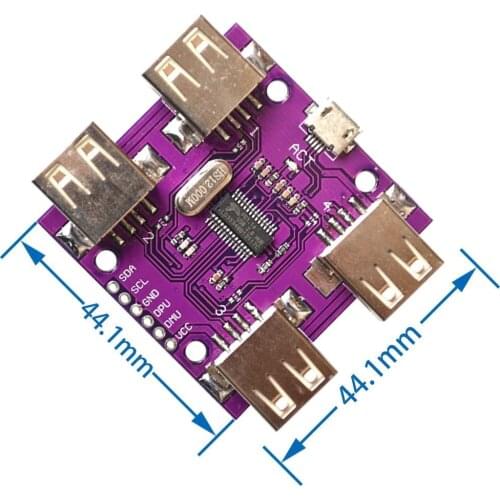 CJMCU-204 USB 2.0 HUB 4-Port Controller Module High Speed DC 5V 500mA