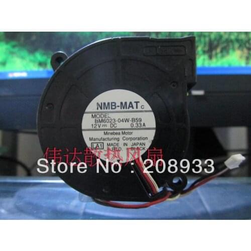 For NMB 6023 DC 12V 0.33A BM6023-04W-B59
