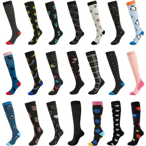 Compression Stockings Men Women Stocking Edema, Diabetes, Varicose Veins, Sport Socks Outdoor Pressure Running Compress Socks