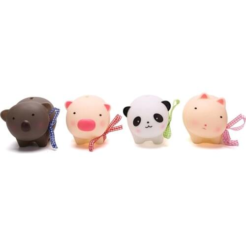 Cute Animal Piggy Bank Cartoon Koala Panda Pig Rabbit Money Box Small Saving Pot