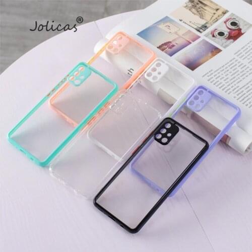 Mobile Phone Covers For cellular Samsung A51 4G Caso Black Phone Pouch Cover sFor Samsung Galaxy funda A51 4G TPU Protector Case