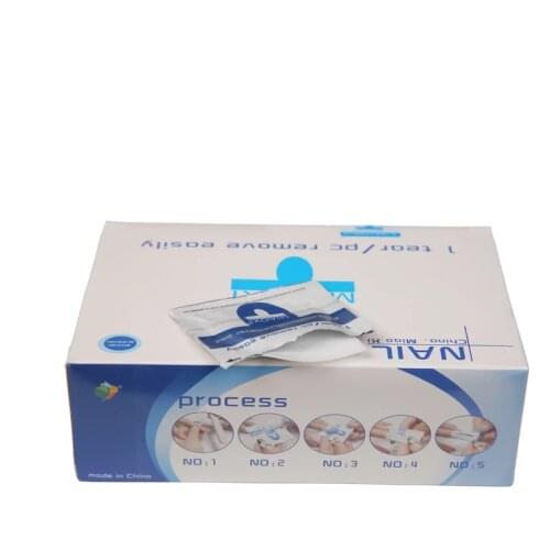 Nail Art Tools Nail Remover Pack contains 200 pieces of Nail Remover Nail Remover Nail Removal Napkin