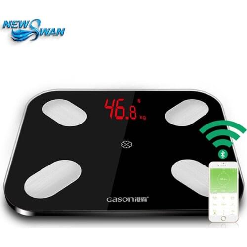 S4 Body Fat Scales Floor Scientific Electronic LED Digital Weight Bathroom Household Balance Bluetooth APP Android or IOS