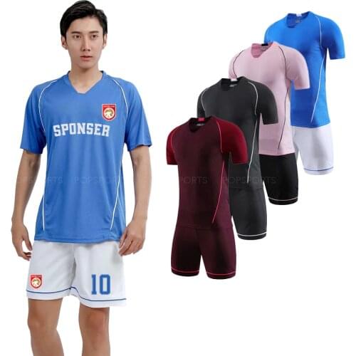 2021 New Season Top Thai Quality Men Custom Club Team Soccer Jersey Uniform Football Shirts 2021