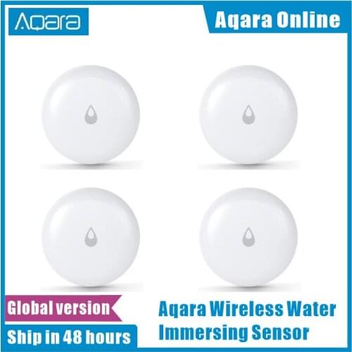 In stock Original Aqara IP67 Water Immersing Sensor Flood Water Leak Detector For Home Remote Alarm Security Soaking Sensor