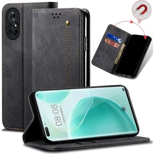 Luxury Leather Flip Wallet Case For Huawei Nova 8 Pro 6 7 SE 7i Card Slot Stand Magnetic Phone Cover Bag for Nova 7SE House
