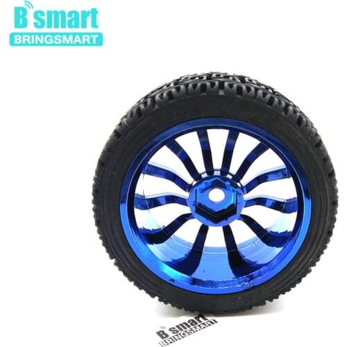 Bringsmart Tire Diameter 65mm for Intelligent Car Model DIY Toys Friction Force Vehicle Model