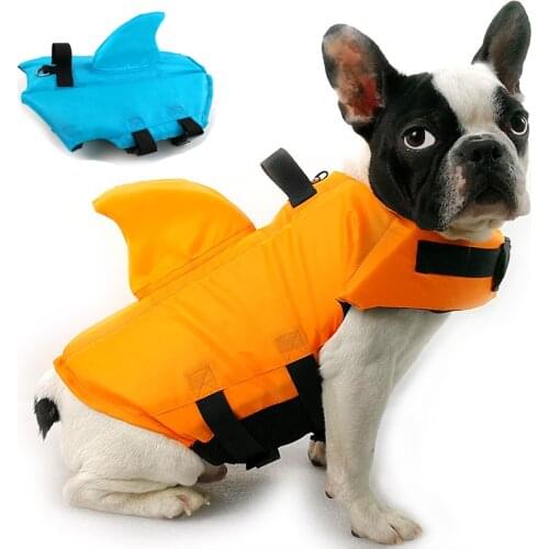 Dog Life Jacket Bulldog Bathing Suit Pet Supplies Shark Bathing Suit Bug Teddy Small And Medium Sized Dogs Play In The Water