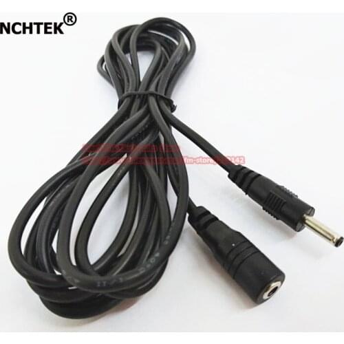 NCHTEK DC Power 3.5x1.35mm Male to Female Extension Adapter Cable, 3.5/1.35 F/M Plug Socket Cord 3M/Free shipping/2PCS