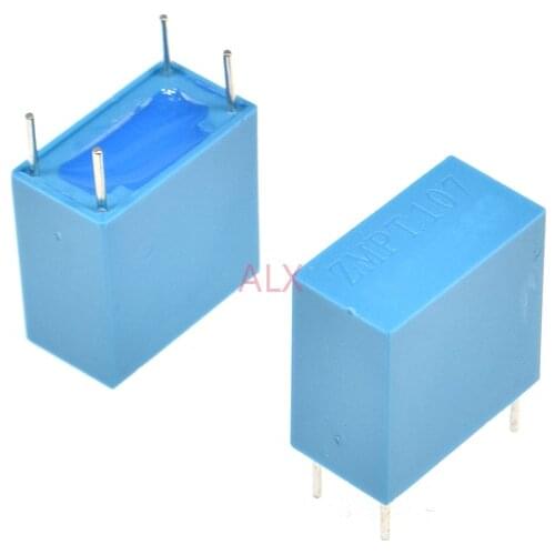 2pcs Precision micro voltage transformer ZMPT107 2mA/2mA