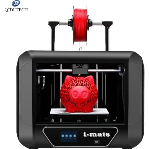 QIDI TECH i-mate Full Assembled 3D Printer 270x200x200mm Extra 0.4mm Nozzle Extruder Support Resume Printing WiFi Function