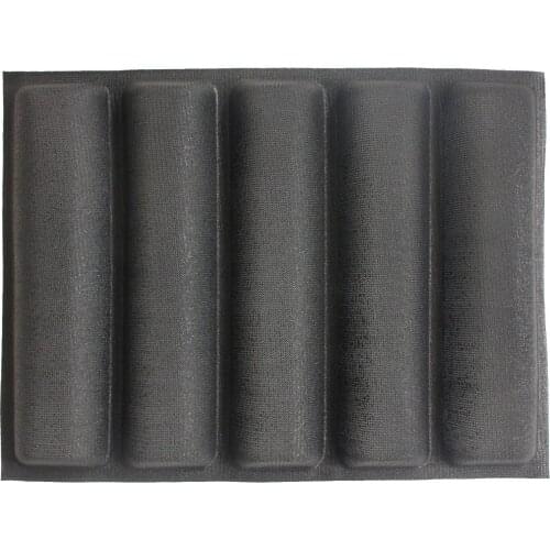 460x335x27mm Silicone Form 5 indents Resuable Silform/Bread Mould Silform Fiber Glass Baking Form Flexipan Food Grade