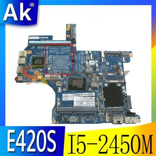 Akemy PILP1 LA-6921P Motherboard For Lenovo Thinkpad E420S S420 Laptop Motherboard CPU I5 2450M DDR3 HM65 Work