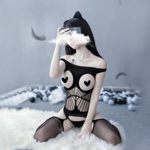 Bdsm Sexy Lingerie Bodystocking Open Crotch Fetish Sexy Erotic Fishnet Bodysuit Crotchless Bodysuit Sexy Skirt For Sex