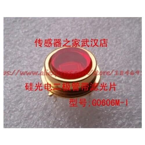 Free shipping Receive 650nm red light detector / silicon photodiode / silicon photovoltaic cell / photo sensor G0606M-I