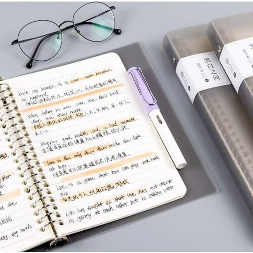 Spiral Binder Loose Leaf Notebook Diary A5 B5 Grid Blank Line Page Notepad Agenda Planner Book School Supplies Office Stationery