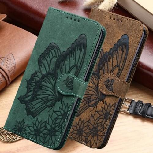 Flower Butterfly Leather Flip Cover For Samsung Galaxy A12 A21S A42 A11 A51 A71 S20 FE Fan Edition S30 Plus Ultra Wallet Case