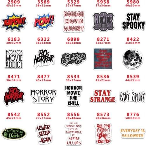 Choshim brand 10 Pcs Cartoon Halloween Planar Resin Flatback for DIY hairbow Accessory Decoration PR 8533