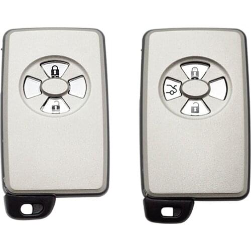 2 Button Smart Remote Key Fob Shell for TOYOTA RAV4 Vitz Ractis